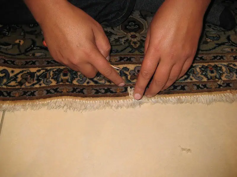 Tapijt Restauratie in België , schade herstellen